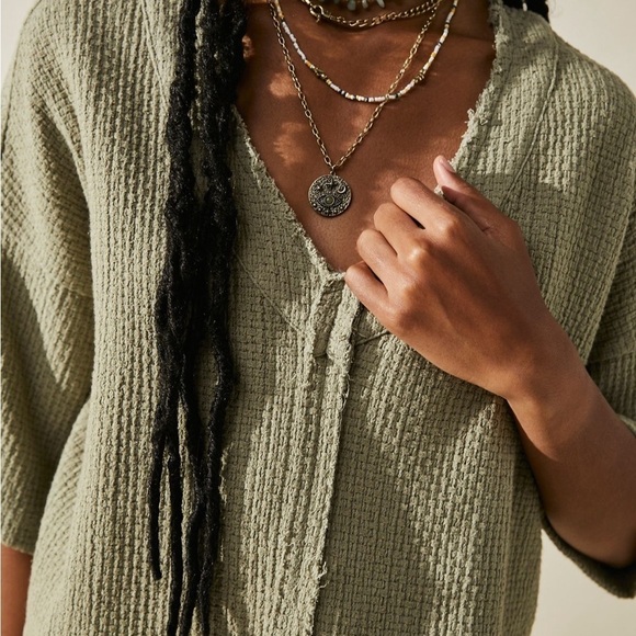 Free People Sundaze Woven T - Picture 1 of 3